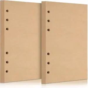 A6 리필 용지 320페이지 루즈 6구 노트북 리필용 링 바인더 플래너 다이어리 개인 정리함-공백 페이지