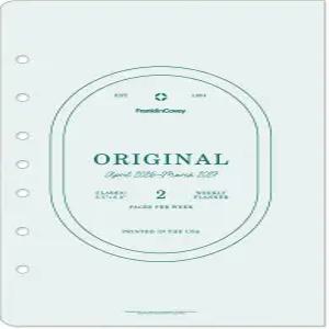 프랭클린 코비 - 오리지널 플래너 리필 주간 링바운드 (클래식 2026년 4월 2027년 3월)