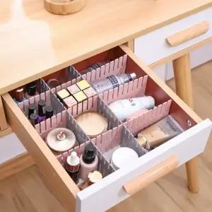 (색상 랜덤발송)다용도 책상 서랍 칸막이 조립식 서랍 길이 조절 칸막이 수납함