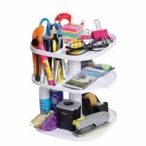 ( )데스크 책상 정리함 회전 사무용 용품 정리함 수납함 탁상 문구