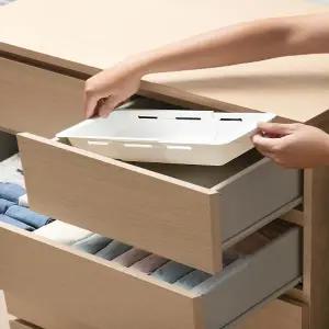 ( )[OISO]다용도 정리함 길이조절 책상서랍 서랍수납 서랍정리 소품정리 속옷정리 간편정리 공간정리