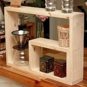 ( )우드 원목 주방 정리함 선반 주방 다용도 수납