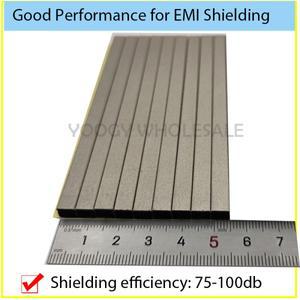 6mm x 5mm 100mm 10 개세트 10cm 긴 전도성 폼 스폰지 EMI ESD 차폐 가스켓 LCD TV 모바일 폰 노트북 태블