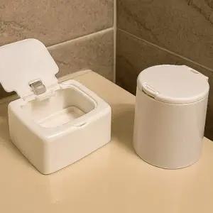 원터치 소품 케이스 다용도 보관함 악세사리 정리함 면봉 화장솜 수납함