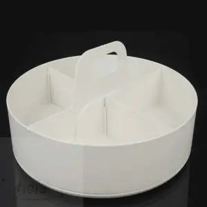 호이 원형 회전 소품함 좁은방수납 화장대정리 원형수납함