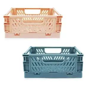 호이 미니수납 바구니 간식수납함 팬트리정리함 소품보관함