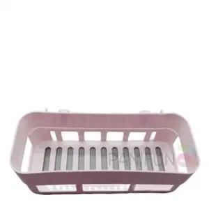 ( )평면 욕실선반 핑크 무타공욕실선반 화장실수납 욕실정리대 화장실수납대 수납정리대 샤워실선반 욕실용