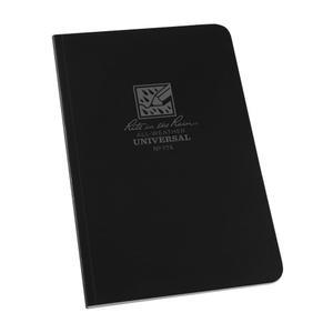 [미국배송] RITE IN THE RAIN 내후성 소프트 커버 노트북 4.625인치 X 7.25인치 블랙 커버 유니버설 패턴(774호)