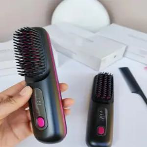 휴대용 헤어빗 미니 브러쉬 브러쉬형 빗고데기 볼륨 무선