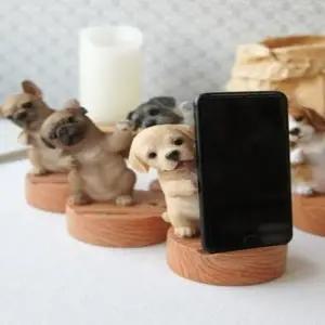 강아지 휴대폰 거치대 5종 소품 겸용