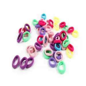 ( )무매듭 머리끈 50p 헌군 대용량 여성머리끈