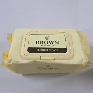 [웰빙창고] 브라운 프리미엄 아기물티슈 10팩