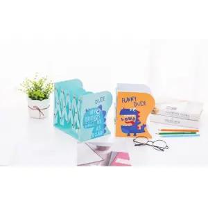 공룡 철제 자바라 접이식 조절가능 책꽂이 sOE6+6WMN