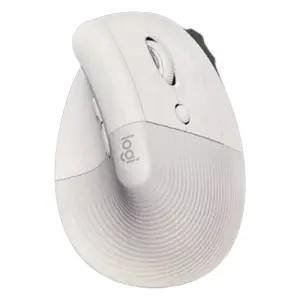 로지텍 리프트 버티컬 인체공학 사무용 무선 마우스 페일그레이