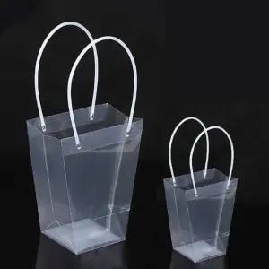 PVC 꽃다발 입학식 꽃바구니 선물 종업식 상자 투명 졸업식