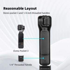 호환 DJI Osmo Pocket 3 카메라 액세서리용 BRDRC 보관 케이스 끈 방진 보호 쉘 휴대용 상자