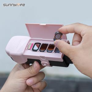 호환 DJI 포켓 3 카메라용 보호 커버(자석 플립탑 필터 보관 케이스 포함) 오스모 액세서리