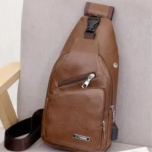 여행크로스백 남자 앞으로매는가방 보조가방 여행용크로스백 심플한가방