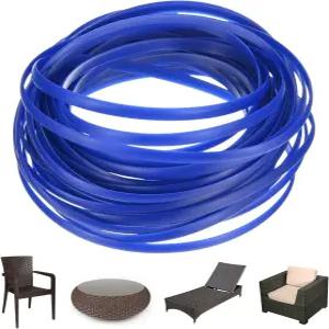 MMETRXITY 1팩 위커 수리 키트 5mm x 33피트/10m 플라스틱 플랫 라탄 교체 용품 파티오 가구 수리/바스켓