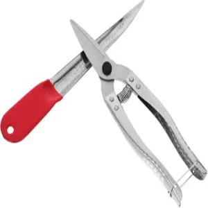 바구니 제작 및 라탄 수리 공예 용품을 위한 Operitacx 의자 직조 도구 7.5인치 위커 프라이 나이프 가위