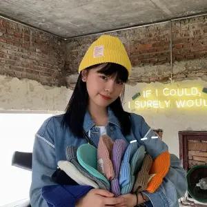 셀럽 니트 숏 비니 봄 가을 겨울 10대 20대 사복패션 UWG9+8Kgb