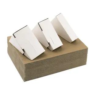 매트 보드 센터 배송 포장 또는 이동 예술을 위한 48팩 조절 가능한 액자 골판지 코너 프로텍터 - 1 1.5