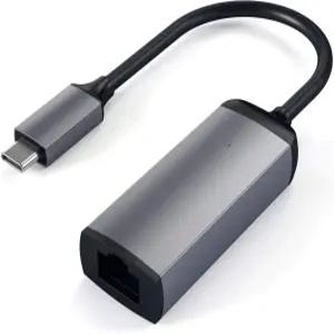 사테치 알루미늄 타입-C 기가비트 이더넷 어댑터 맥북 에어/프로 M5/M4 미니 17 - 스페이스 그레이와