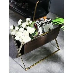 프리미엄 가방 사무실 랙 보관대 정리함 북유럽 거치대 실버 다크커피 골드 도금