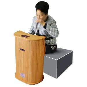 원목편백 발목욕 버킷 전기온열 발 찜질 50cm 족욕통 습식