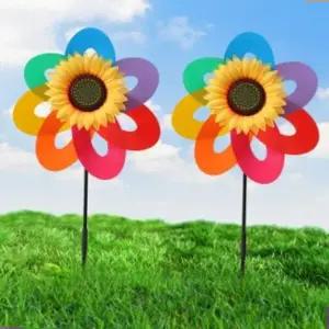 팔랑개비 바람개비 4p 바람게비 왕바람개비 A 윈드온 바람개비장식 해바라기 홍보 diy바람개비