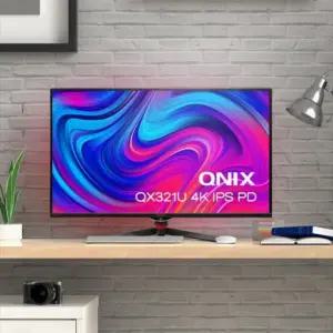 큐닉스 4K UHD 32인치 모니터 게이밍 IPS패널 와이드 스피커내장 C타입 리퍼비시