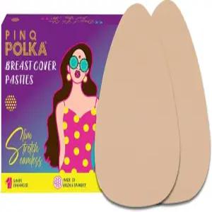 PINQ 폴카 가슴 리프팅 테이프 페이스트 - 처진 가슴을 위한 3쌍의 접착식 보이지 않는 테이프와 10개의
