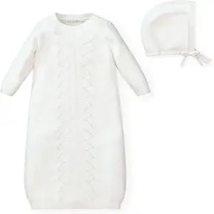 호프 앤 헨리 레이엣 긴팔 스웨터와 비니/보넷 세트