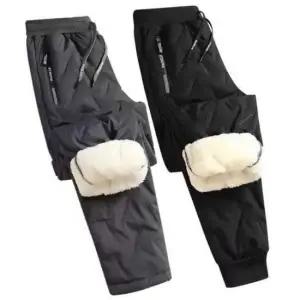 일자 융기모 패딩바지 방한팬츠 조거 한국사이즈 바지 겨울 융 작업복