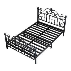 인플루언서 프린세스 모던 더블침대 1M2 두꺼운 철제침대 싱글 철제 북유럽 심플 5M