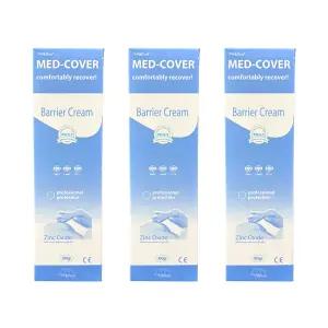 메드커버 베리어크림 100g x 3개 피부 보습 진정 발진 욕창 예방 기저귀 간병 환자 아기 짓무름