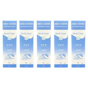 메드커버 베리어크림 100g x 5개 피부 보습 진정 발진 욕창 예방 기저귀 간병 환자 아기 짓무름