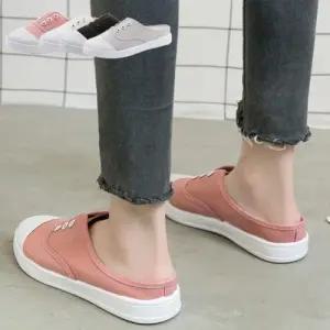 여성 끈없는 4계절 베스트템 편한 뮬 스니커즈 슬리퍼 WFFHP1R