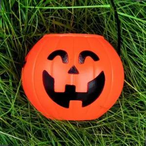 바구니 할로윈파티장식 할로윈파티소품 홈파티 할로윈 홈파티용품 오렌지 호박 홈파티소품 대 파티장식