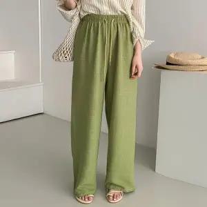 여성 무지 밴딩 통바지 긴바지 츄리닝 트레이닝 팬츠 -WPN0701- 봄 여름