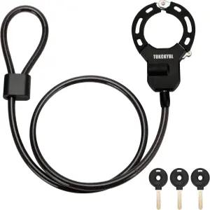 TOKCKYBL 헤비 듀티 스쿠터 잠금 장치 - 8mm 방지 체인 3개의 키 94cm 전기 자전거 오토바이용 방풍