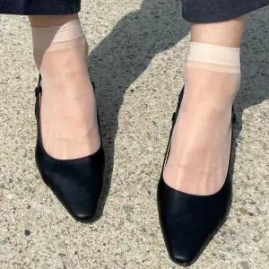 스타킹 발목스타킹 살색 양말 5켤레 양말 시스루 양말 WFF712B