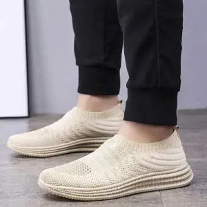 니트 슬립온 스니커즈 베이직 워킹화 캐주얼 패션신발 WFF5478