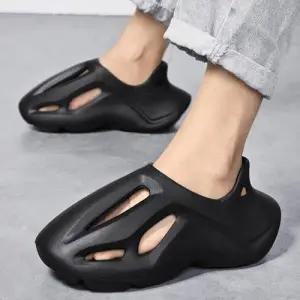 남녀공용 3컬러 어글리 슈즈 스타일 가벼운 커플 샌들 WFE5F8B