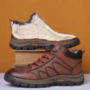 남자 겨울 방한 슈즈 따뜻한 털 안감 트레킹 방한화 WFDA02E