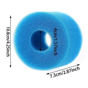 호환 Intex 퓨어 스파용 재사용 가능 거품욕조 필터 카트리지  S1 타입  16 개