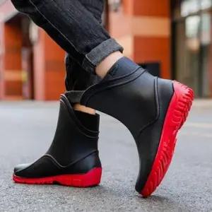 4컬러 웨스턴 남성장화 방수장화 남성용 레인부츠 장 WFACC51