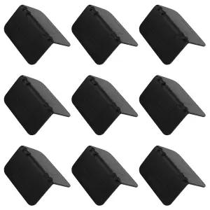 Yangz 50PCS 블랙 코너 프로텍터 포장용 고정 플라스틱 L자형 포장 상자 충전 철강 재료 가전 팔레트 상품