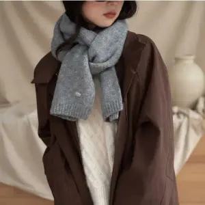 여성 겨울용 포근한 니트 목도리 머플러