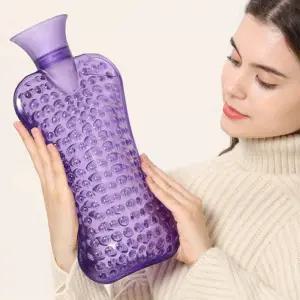 보온성 뛰어난 고탄력 휴대용 지압 냉온 찜질팩 베개 DXW9+1TlB